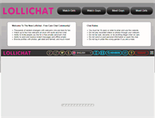 Tablet Screenshot of lollichat.com